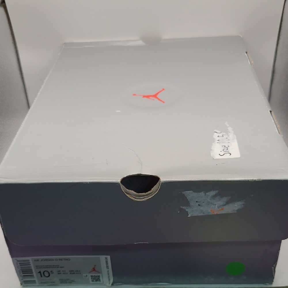 Air Jordan 13 Retro Men's Sneakers - Starfish/Black Size 10.5 414571-108 - Picture 9 of 10